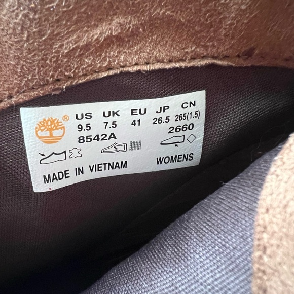 Timberland Earthkeeper Women’s Trenton Brown Leather Ankle Booties size 9.5 - Picture 7 of 9